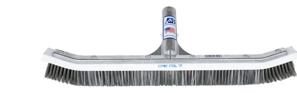 A&B Model 3009 18" Curved Steel Tipped Combo Body Wall Brush - photo 2 of 7