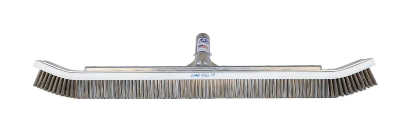 Curved Steel Tipped Combo Body Wall Brush - Model 3029