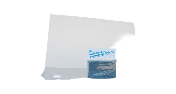 A&B Model 8532 Mr. Scrubber Jr. Replacement Pads — 2 Blue Pads Packaged - photo 3 of 4