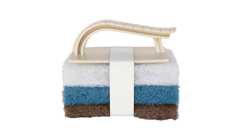 Mr. Scrubber Jr. w/ 1 White, Blue & Brown Pad - Model 8550