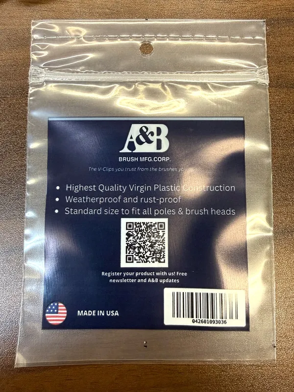 A&B Model 9303 Pool V-Clips — Universal 3-Pack - photo 2 of 3